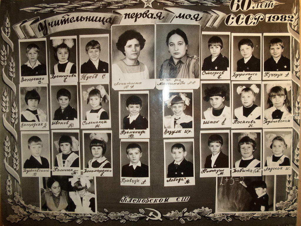 Выпускники 1982 года фото